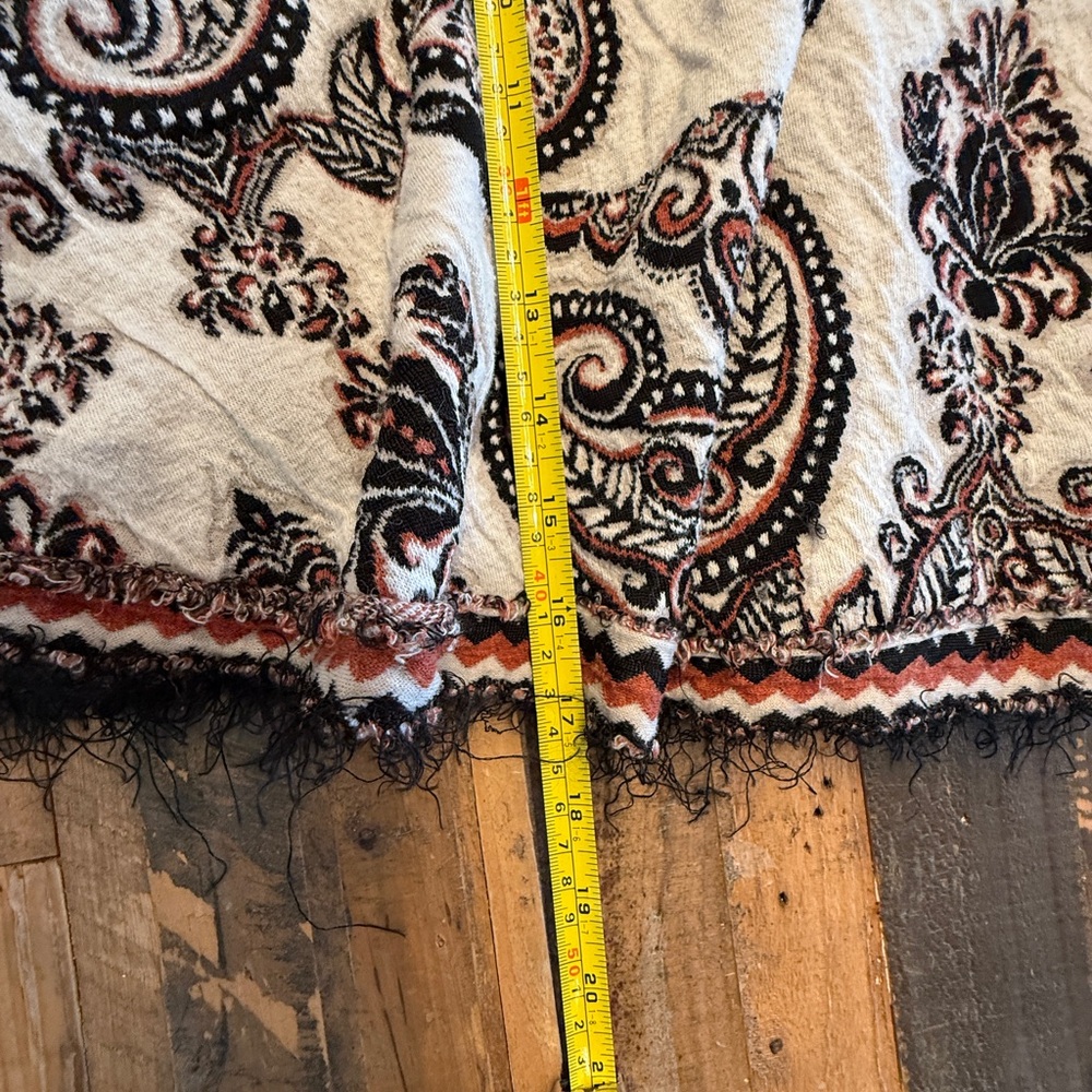 Free People White, Black, and Brown Boho Sweater Skirt and Dress Set - Picture 3 of 12